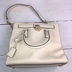 Michael Kors Large saffiano leather tote purse